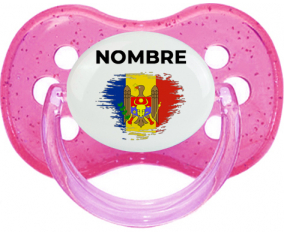 Bandera del efecto pincel moldavia con nombre: Chupete Cereza