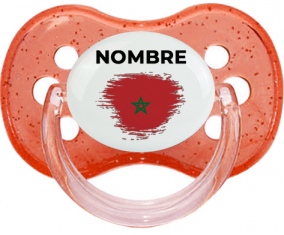 Marruecos cepilla la bandera del efecto con nombre: Chupete Cereza