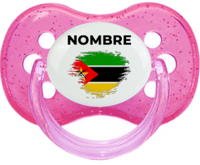 Bandera del efecto pincel de Mozambique con nombre: Chupete Cereza