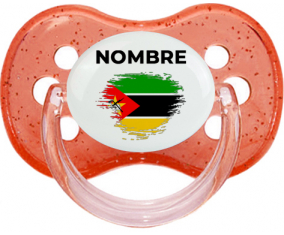 Bandera del efecto pincel de Mozambique con nombre: Chupete Cereza