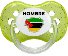 Bandera del efecto pincel de Mozambique con nombre: Chupete Cereza
