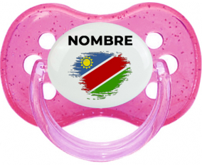 Bandera del efecto pincel de Namibia con nombre: Chupete Cereza