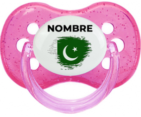 Bandera del efecto pincel de Pakistán con nombre: Chupete Cereza
