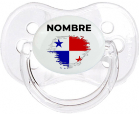 Bandera de efecto cepillo de Panamá con nombre: Chupete Cereza
