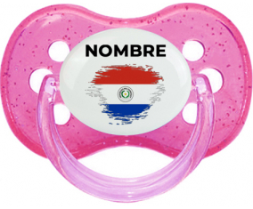 Paraguay pincel efecto bandera con nombre: Chupete Cereza