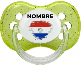 Paraguay pincel efecto bandera con nombre: Chupete Cereza