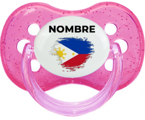 Filipinas cepilla la bandera del efecto con el primer nombre: Chupete Cereza