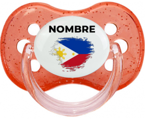 Filipinas cepilla la bandera del efecto con el primer nombre: Chupete Cereza