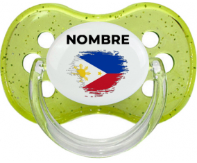 Filipinas cepilla la bandera del efecto con el primer nombre: Chupete Cereza