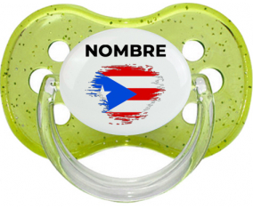 Efecto pincel de bandera Puerto Rico con nombre: Chupete Cereza