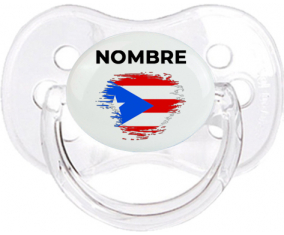 Efecto pincel de bandera Puerto Rico con nombre: Chupete Cereza