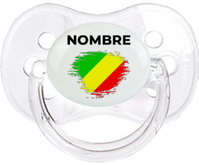 Bandera del efecto pincel de la República del Congo con nombre: Chupete Cereza