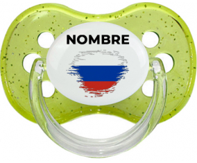 Bandera de efecto pincel ruso con nombre: Chupete Cereza