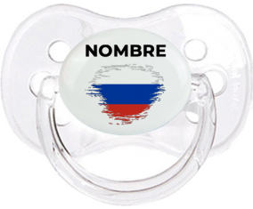 Bandera de efecto pincel ruso con nombre: Chupete Cereza