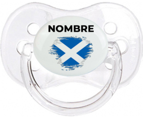 Bandera del efecto pincel de Escocia con nombre: Chupete Cereza