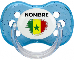 Bandera de efecto pincel senegalés con nombre: Chupete Cereza personnalisée