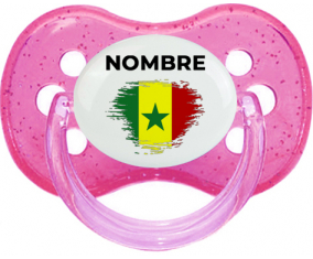 Bandera de efecto pincel senegalés con nombre: Chupete Cereza