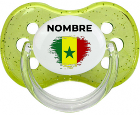 Bandera de efecto pincel senegalés con nombre: Chupete Cereza