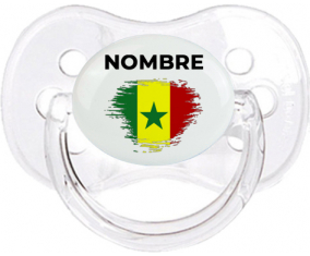 Bandera de efecto pincel senegalés con nombre: Chupete Cereza