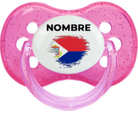 Sint Maarten marca efecto pincel con nombre: Chupete Cereza