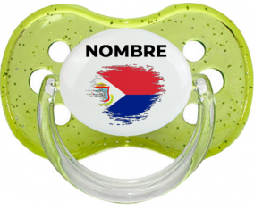 Sint Maarten marca efecto pincel con nombre: Chupete Cereza