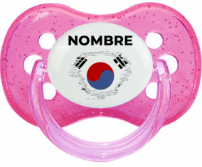 Bandera del efecto pincel de Corea del Sur con nombre: Chupete Cereza