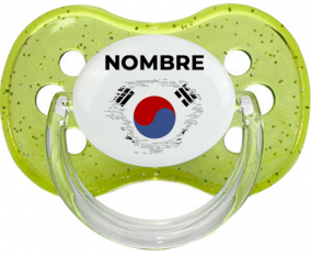 Bandera del efecto pincel de Corea del Sur con nombre: Chupete Cereza
