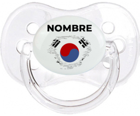 Bandera del efecto pincel de Corea del Sur con nombre: Chupete Cereza