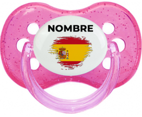 España cepilla la bandera del efecto con nombre: Chupete Cereza