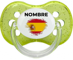 España cepilla la bandera del efecto con nombre: Chupete Cereza
