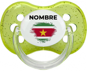Bandera del efecto pincel surinam con nombre: Chupete Cereza