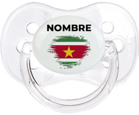 Bandera del efecto pincel surinam con nombre: Chupete Cereza