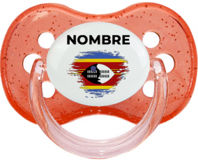 Bandera del efecto pincel swazilandia con nombre: Chupete Cereza