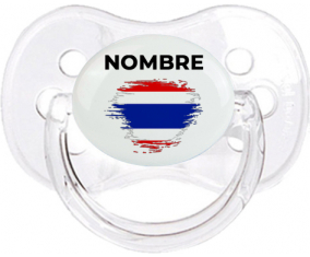 Bandera del efecto pincel de Tailandia con nombre: Chupete Cereza