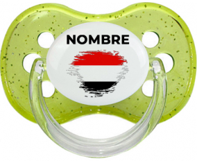 Bandera del efecto pincel de Yemen con nombre: Chupete Cereza