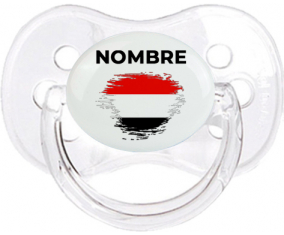 Bandera del efecto pincel de Yemen con nombre: Chupete Cereza