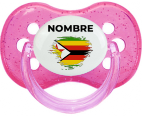 Bandera del efecto pincel de Zimbabue con nombre: Chupete Cereza