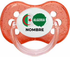 Bandera de Argelia con nombre: Chupete Cereza
