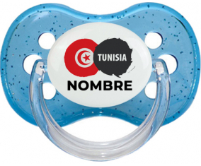 Bandera de Túnez con nombre: Chupete Cereza personnalisée