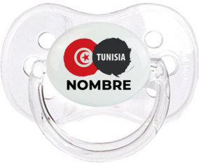 Bandera de Túnez con nombre: Chupete Cereza