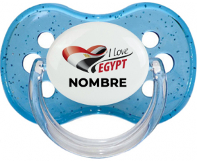 I love Egypt con nombre : Chupete Cereza personnalisée