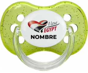 I love Egypt con nombre : Chupete Cereza