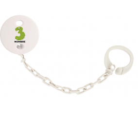 Estilo de aniversario de tres años 1 - nombre: Pinza para chupete