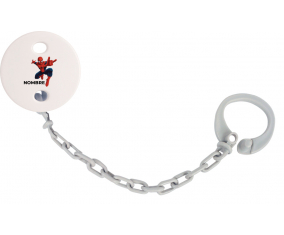 Spiderman - nombre: Pinza para chupete