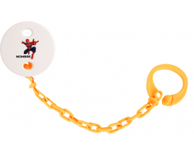 Spiderman - nombre: Pinza para chupete