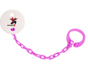 Spiderman - nombre: Pinza para chupete