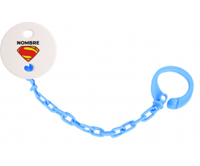 Superman - nombre: Pinza para chupete