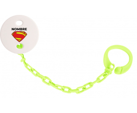 Superman - nombre: Pinza para chupete