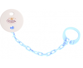 Diseño de princesa estrella de la corona amarilla-2: Pinza para chupete