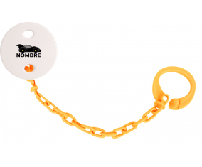 Diseño de batmóvil-1 con nombre: Pinza para chupete
